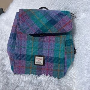 Harris Tweed Multicolor Plaid Women's Backpack